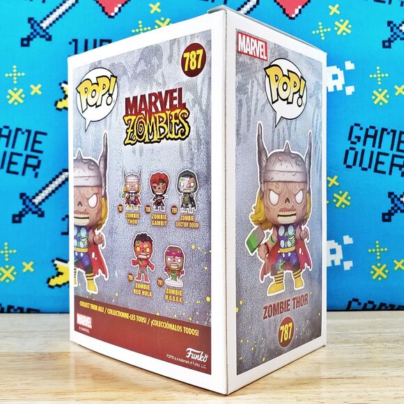 Funko PoP WHAT IF..? Marvel Zombies Zombie Thor #787 2021 Vinyl + Protector - Picture 3 of 10